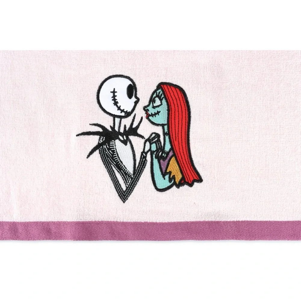 New 2 pack nightmare before Christmas Jack Skellington and Sally hand towel set